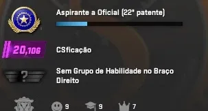 Conta CS2 e Gamersclub
