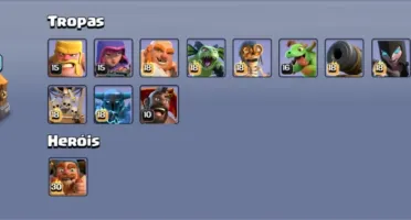 CONTA CLASH OF CLANS CV 11 (99% FULL) (MUITO BARATO)
