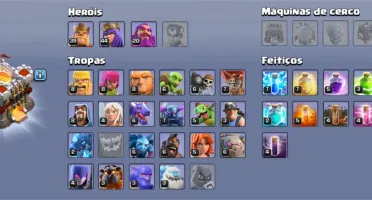 CONTA CLASH OF CLANS CV 11 (99% FULL) (MUITO BARATO)