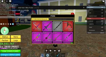 "Conta Blox Fruits CDK Level Max - R$ 50