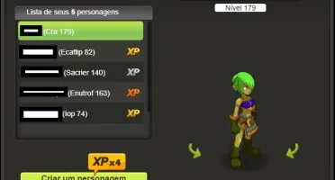 CONTA DOFUS TOUCH BRUTAS - CRA 179