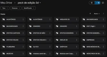 peck de edição de video de mais de 40gb