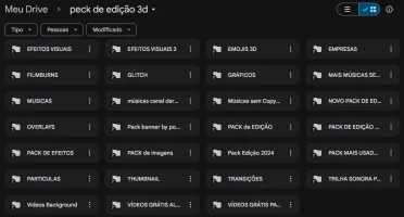 peck de edição de video de mais de 40gb