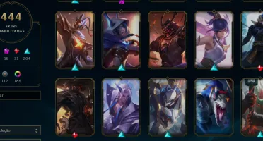 Vendo conta MAIN de LoL com 444 skins