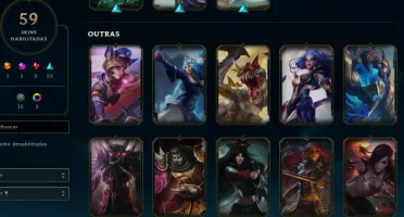 CONTA LOL - LVL 293 - 128 Champions - 59 Skins - FULL ACESSO