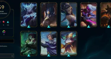 CONTA LOL - LVL 293 - 128 Champions - 59 Skins - FULL ACESSO