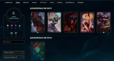 Conta de league of legends gold 2