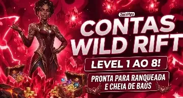 Contas Smurf Wild Rift | Pronta Pra Ranked |