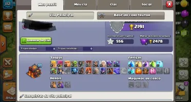 Clash of clans CV 10 baratinha