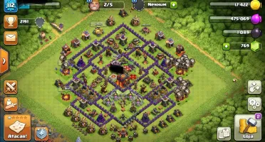 Clash of clans CV 10 baratinha