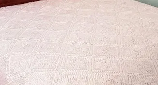 Colcha de Crochê Rendada para Cama King