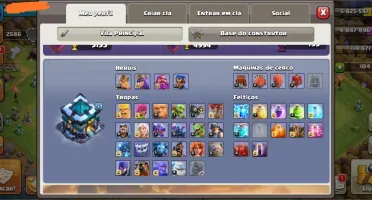 Conta de Clash of clans Cv13 semi-full