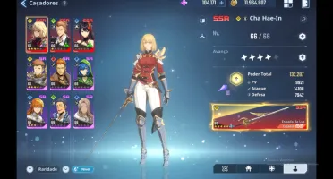 Conta Solo Leveling 100k+ Núcleos + Summons Veja a Descrição