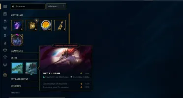 Conta ouro 2 (ex diamante) com 41 Champs e 12 Skins