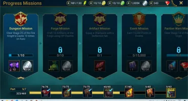 RAID SHADOW LEGENDS, CONTA END GAME 80M CB UNM