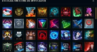 Conta de LOL borda Ouro 108 champs 66 skins 11 pág. de runa