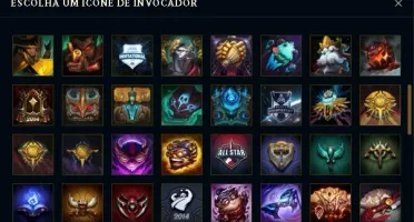 Conta de LOL borda Ouro 108 champs 66 skins 11 pág. de runa