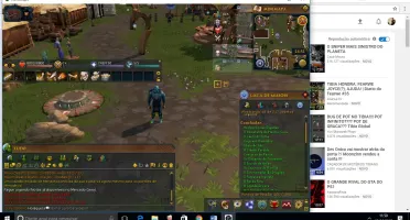 Vendo conta antiga no Runescape