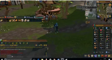 Vendo conta antiga no Runescape