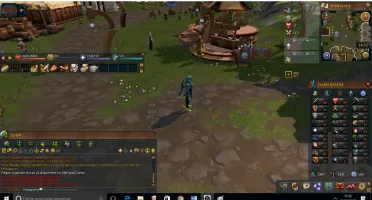 Vendo conta antiga no Runescape