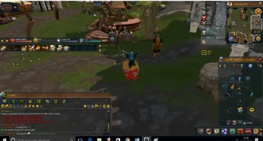 Vendo conta antiga no Runescape