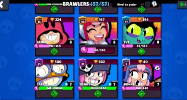 Brawl Stars - Todos os Brawlers - 28k Troféus