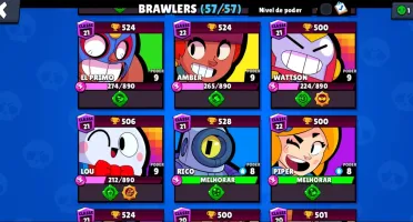 Brawl Stars - Todos os Brawlers - 28k Troféus