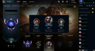 Conta Diamante 4 c/ 54 skins