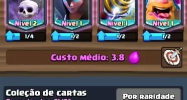 Conta Clash Royale Arena Lendária Nivel 11