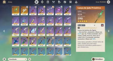 AR47 NA - Albedo + Qiqi + Jean + Fichl C6 + Armas 5*