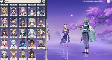 AR50 –Mavuika com BIS+Mizuki+Citlali+Nilou+Baizhu+Dehya e +