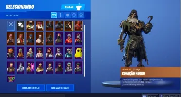 Conta fortinite com Salve o mundo Skins 2k de Vbucks e +