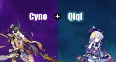 Conta Genshin Impact AR 5 com Cyno e Qiqi