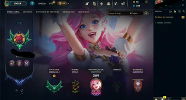 Conta League of Legends esmeralda 1
