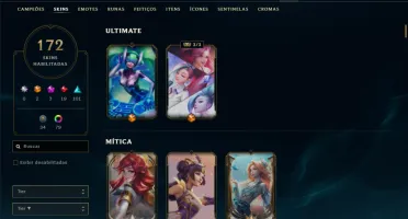 Conta League of Legends esmeralda 1