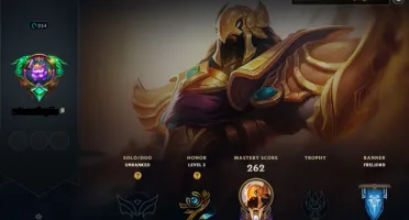 Conta lol lv 254 upada a mão unranked (parei de jogar)
