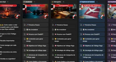 Tráfego Pago NOTION + de 60 áreas passo a passo atualizado