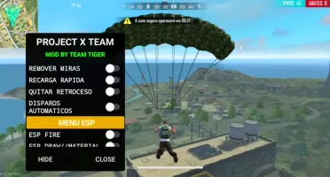 MOD MENU FREE FIRE │ AIM HS 100% │ATUALIZADO