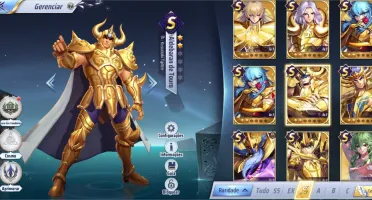Conta Saint Seiya Pegando Athena