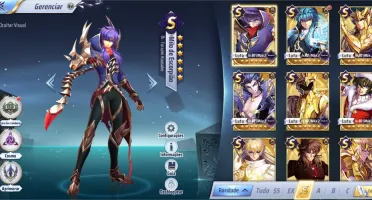 Conta Saint Seiya Pegando Athena