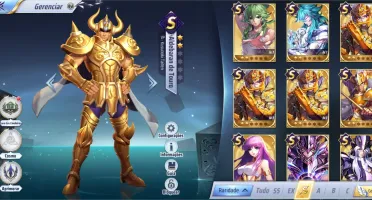 Conta Saint Seiya Pegando Athena