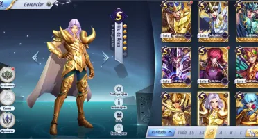 Conta Saint Seiya Pegando Athena