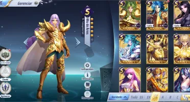 Conta Saint Seiya Pegando Athena