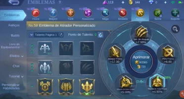 Mobile legends, conta mítica ex glória