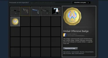 Conta Steam Cs2 Prime C/ Skins (Plus Na Gc)
