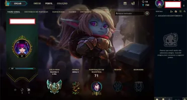 Conta Platina V Poucos Jogos MMR alto