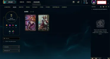 Conta Platina V Poucos Jogos MMR alto