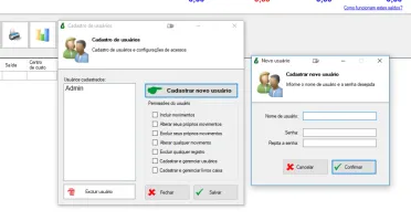 Sistema software programa finanças Livro Caixa