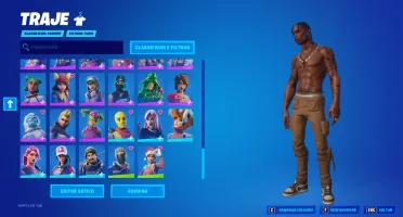 Conta de Fortnite com passe de batalha desde o terceiro