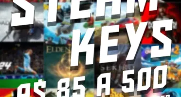 STEAM KEYS ALEATORIAS DE 85 A 500 REAIS [ENTREGA RAPIDA]